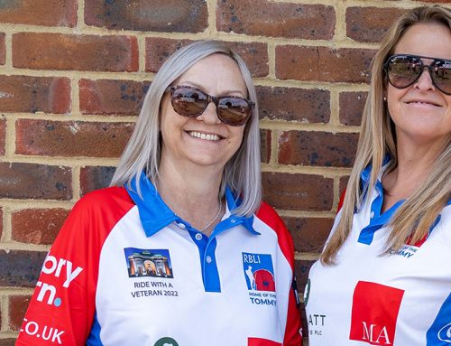 Emma Supports RBLI Centenary Bike Ride